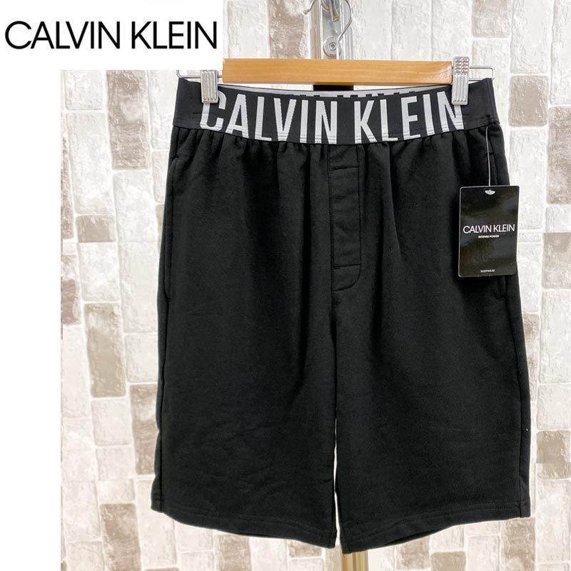 CK ウエストロゴスウェットハーフパンツ Calvin Klein（カルバン・クライン） CK ウエストロゴ スウェット