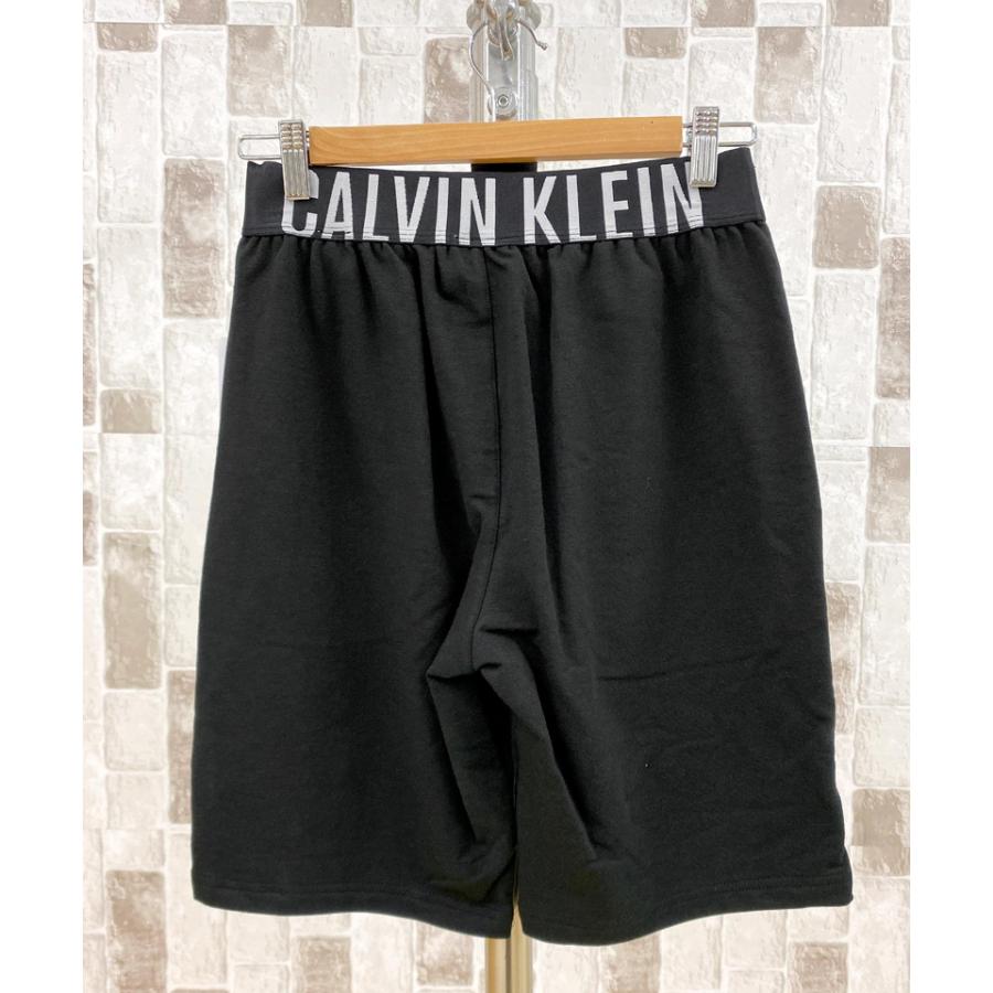 CK ウエストロゴスウェットハーフパンツ Calvin Klein（カルバン・クライン） CK ウエストロゴ スウェット