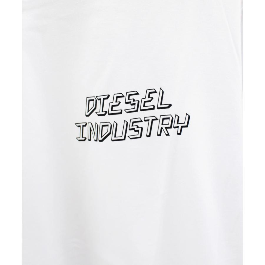 DIESEL（ディーゼル） ロンT ロゴプリント ロングスリーブ アーム