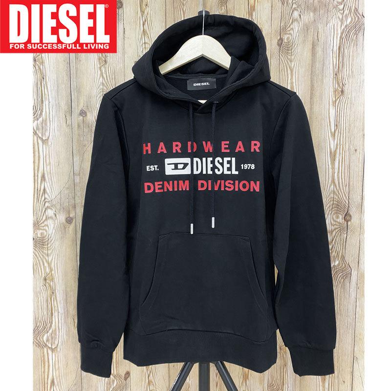 DIESEL（ディーゼル） メンズ パーカー スウェット プルオーバー ロゴ 