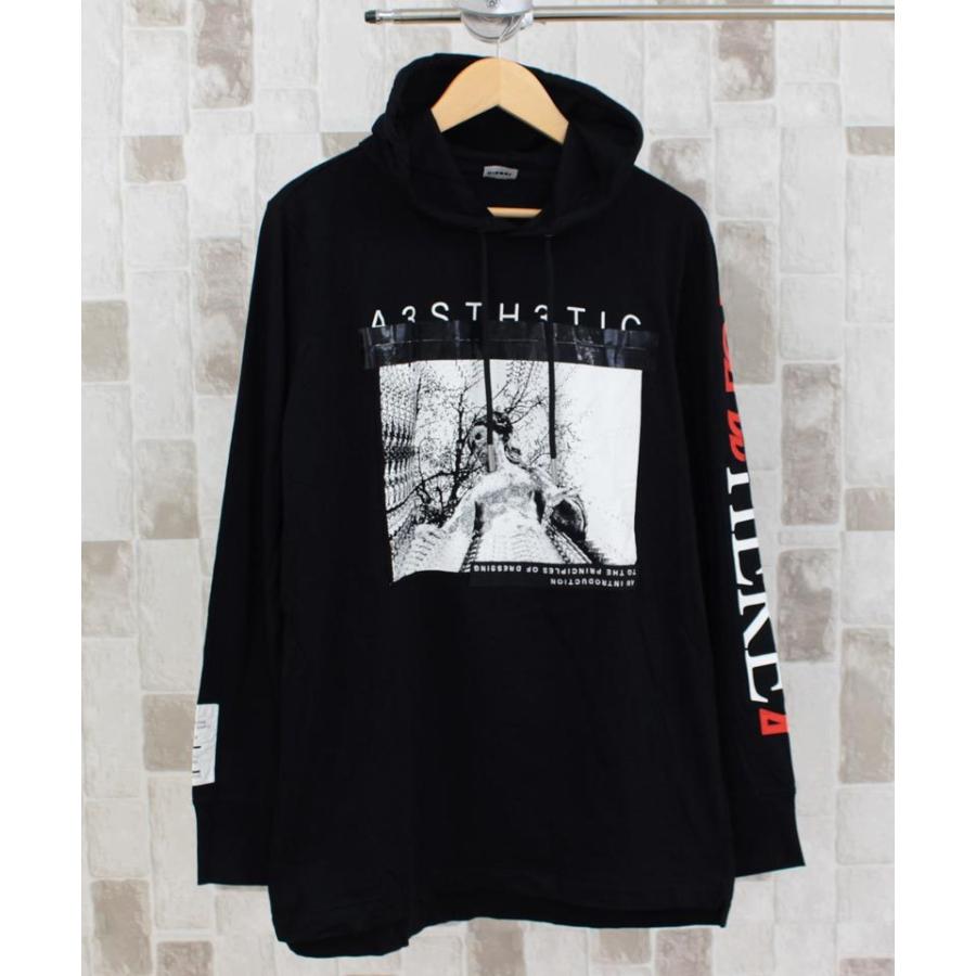 DIESEL ロゴ入りメンズ Tシャツ・パーカー 4枚セット DIESEL（ディーゼル） メンズ パーカー 長袖 ロゴ シーズナルフォト