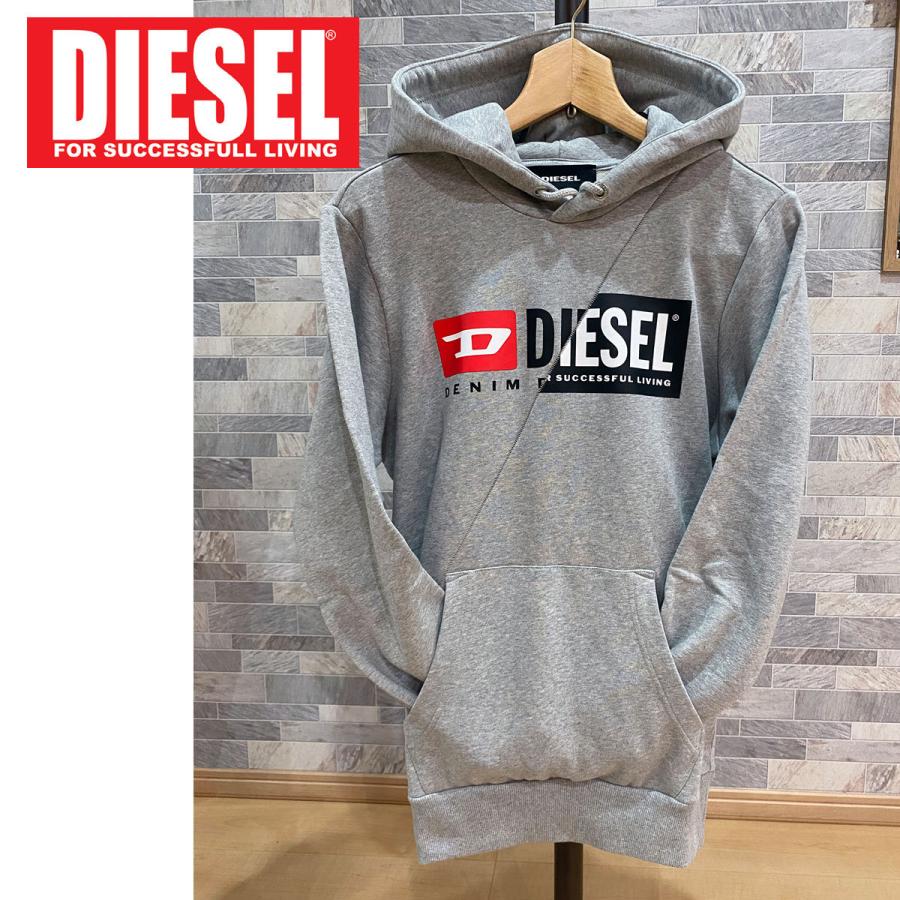 DIESEL フード付きスウェット グレー Amazon.co.jp: [Diesel] (ディーゼル) メンズ スウェット パーカー