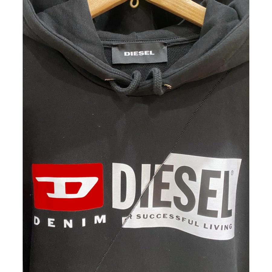 DIESEL（ディーゼル） Wロゴ プリント スウェット プルオーバー
