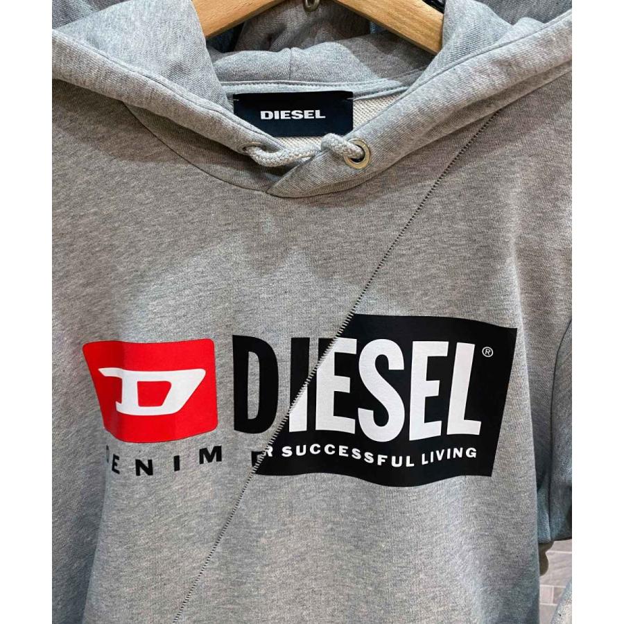 DIESEL（ディーゼル） Wロゴ プリント スウェット プルオーバー