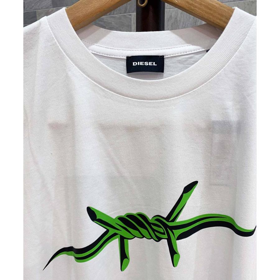 DIESEL（ディーゼル） ロンT グラフィック プリント ロングスリーブ T