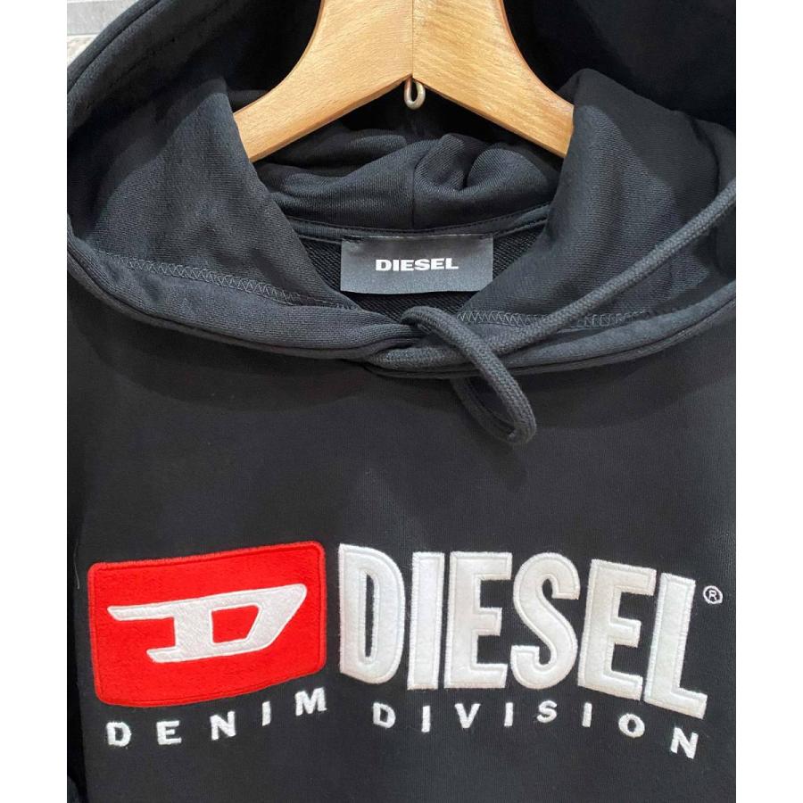 DIESEL（ディーゼル） ワッペンロゴ刺繍 スウェット プルオーバー
