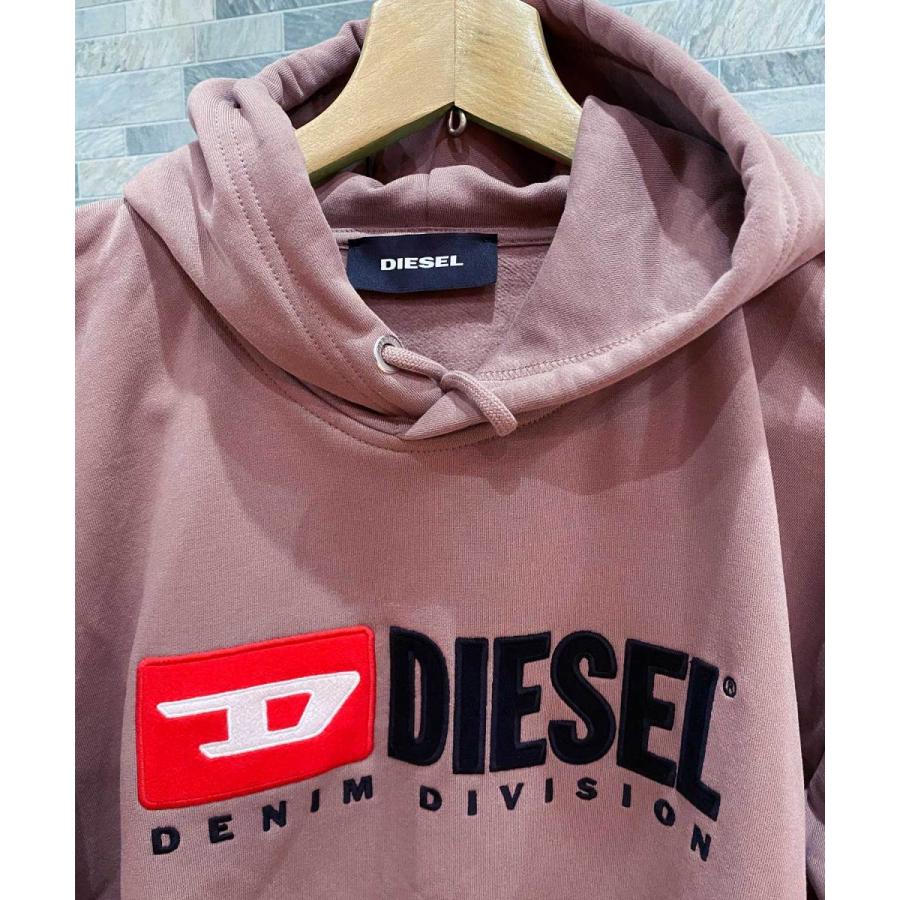 DIESEL（ディーゼル） ワッペンロゴ刺繍 スウェット プルオーバー