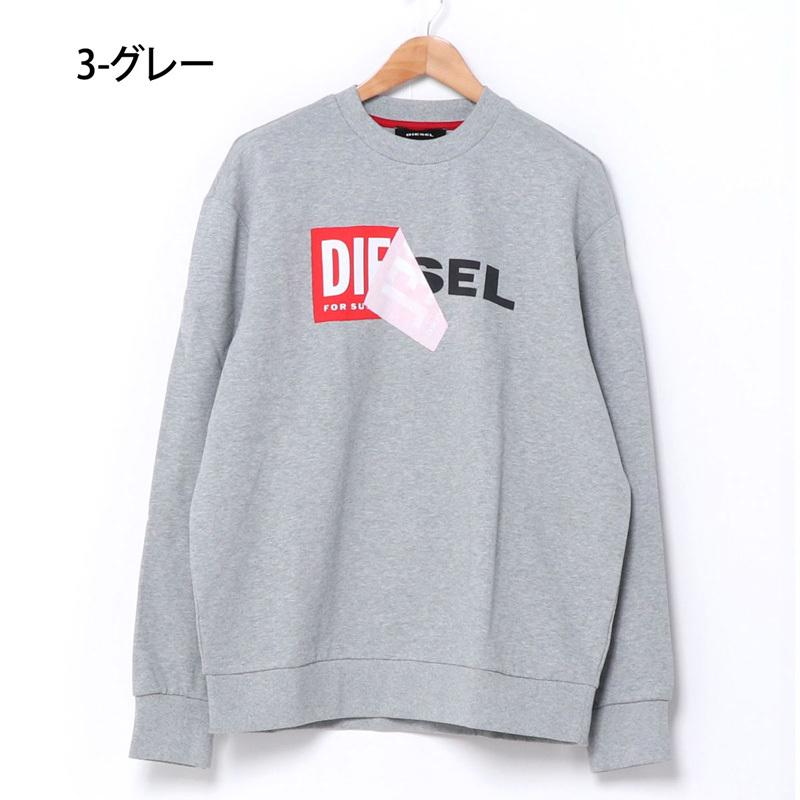 DIESEL（ディーゼル） Wロゴ トレーナー クルーネック スウェット プル 