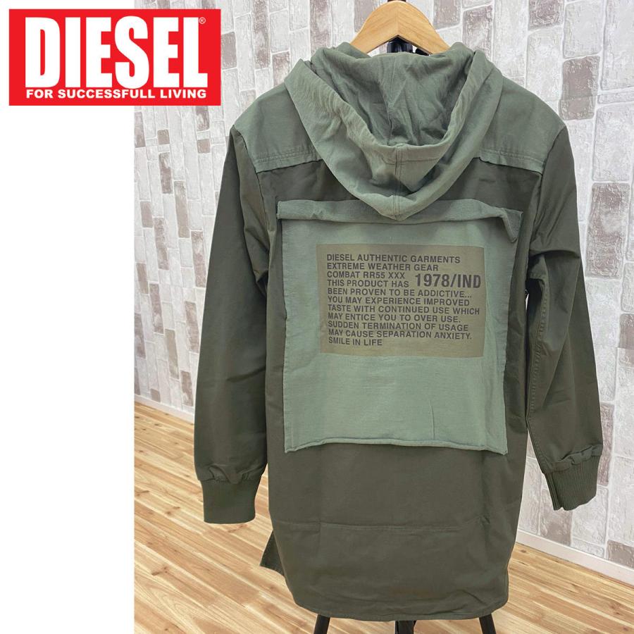 DIESEL（ディーゼル） フーデッドシャツジャケット ミリタリー
