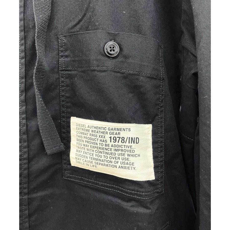 DIESEL（ディーゼル） フーデッドシャツジャケット ミリタリーコート