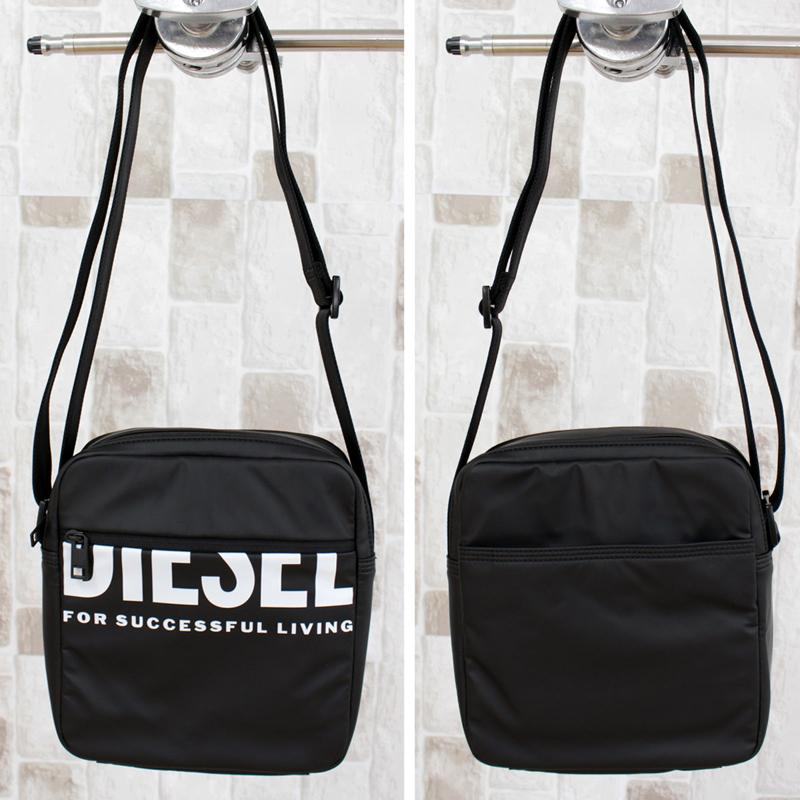 美品✧DIESEL ディーゼル BIG ラバー ロゴ ショルダーバッグ ブラック 美品✧DIESEL ディーゼル BIG ラバー ロゴ ショルダーバッグ ブラック