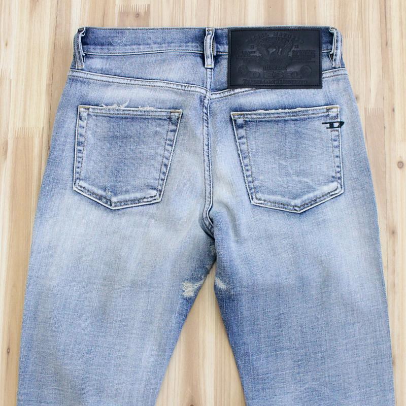 DIESEL ディーゼル メンズ デニム ダメージ ストレッチ ジーンズ DIESEL ディーゼル メンズ デニム ダメージ ストレッチ ジーンズ