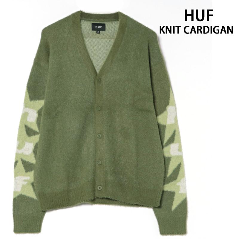 HUF（ハフ） ウルサモヘアカーディガン URSA MOHAIR CARDIGAN 星 