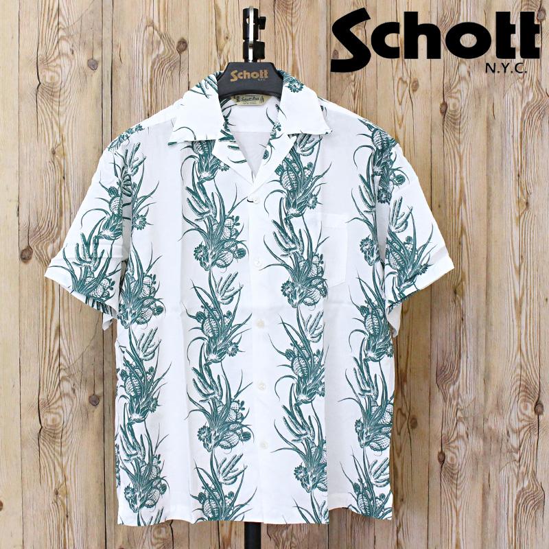 Schott N.Y.C ショット RAYON SHIRT CACTUS 782-5123009 レーヨン