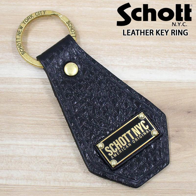 Schott N.Y.C（ショット） Schott LEATHER KEY RING 782-5970033