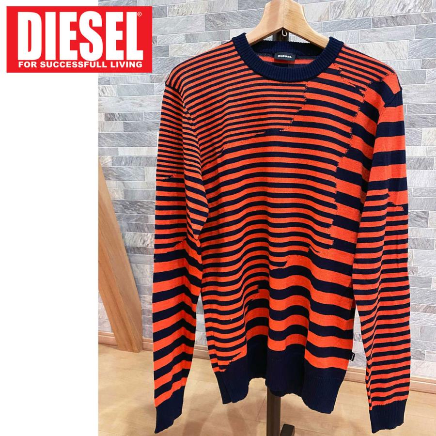DIESEL ディーゼル マルチボーダーニット K-STAKX-NOPATCH メンズ 