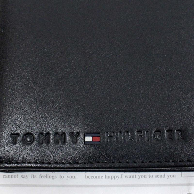 TOMMY HILFIGER トミー ヒルフィガー エンボスロゴ 本革 二つ折財布 Wellesley ウォレット｜maestoso｜09