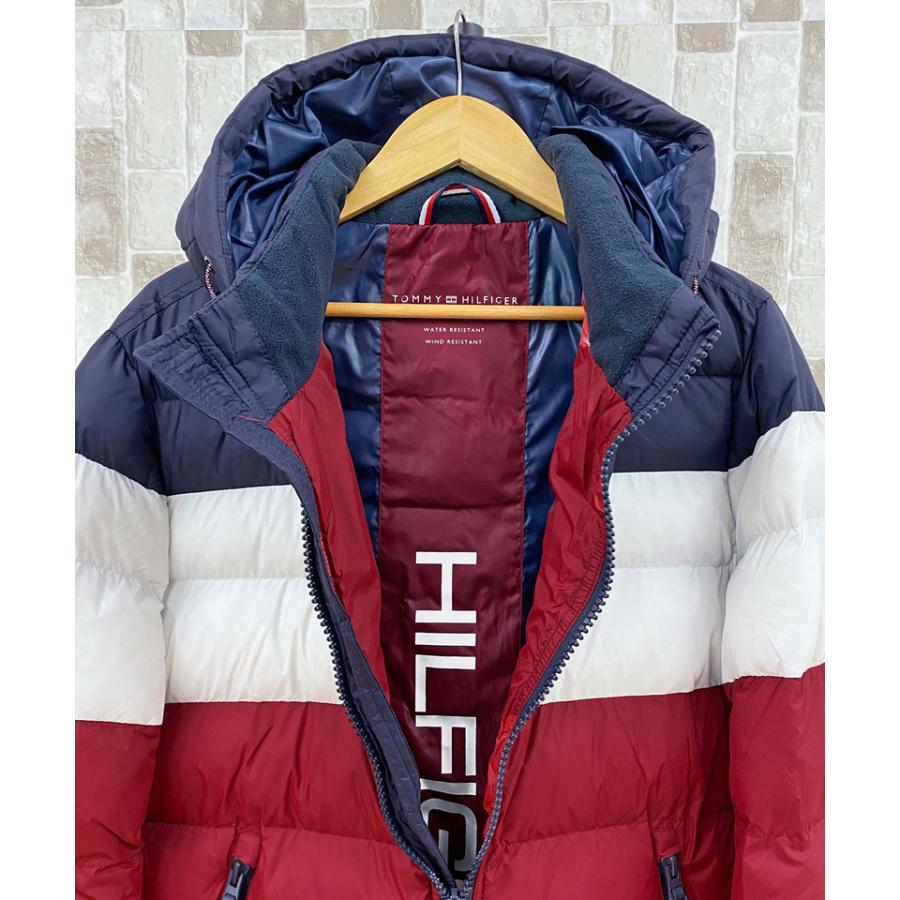 TOMMY HILFIGER トミー ヒルフィガー ワンポイントフラッグ刺繍 切替 