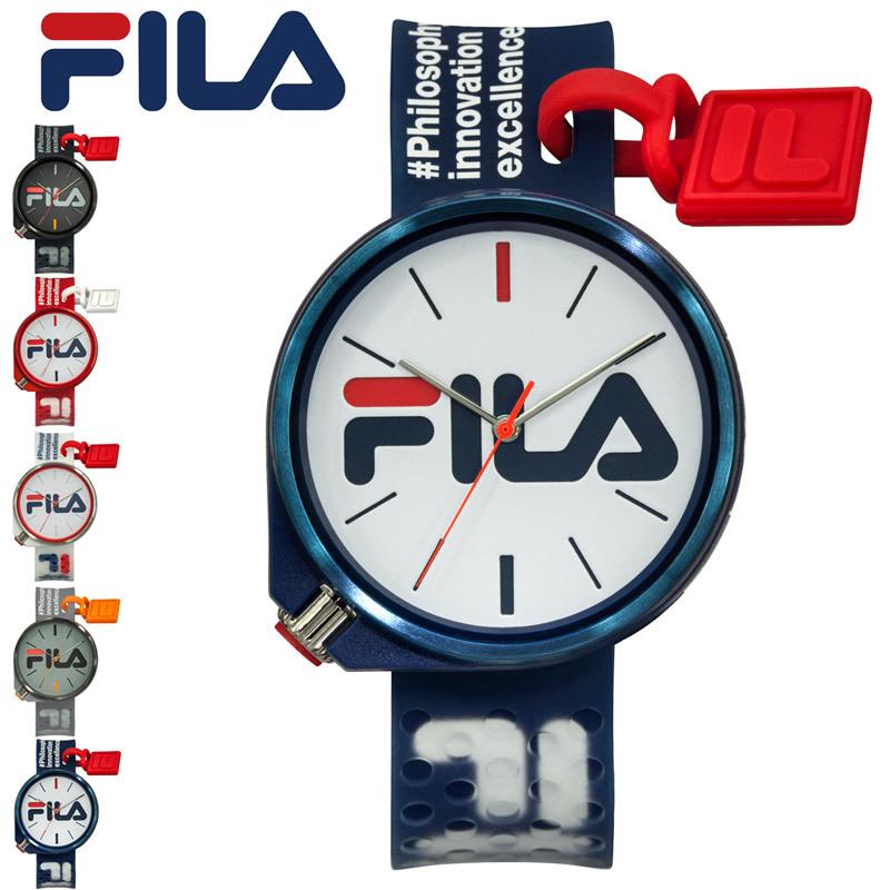 FILA（フィラ） メンズ レディース 男女兼用 シリコンストラップ 時計 