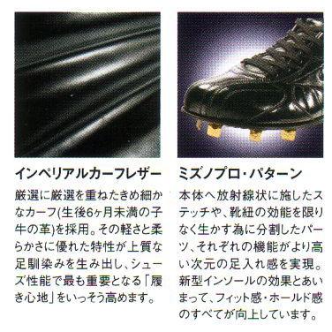 MIZUNO（ミズノ） 革底スパイク ミズノプロ 2KW-23200 （レギュラー