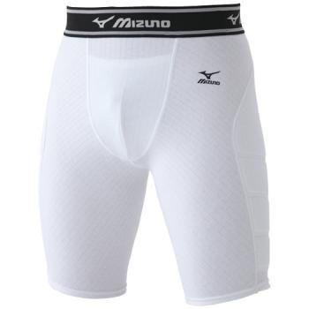 【値下げ】ミズノ スライディングパンツ 2XO ホワイト MIZUNO（ミズノ） スライディングパンツ ファウルカップ収納式ジュニア