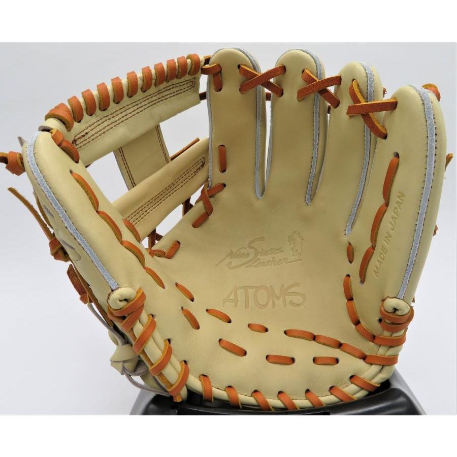 ATOMS 軟式グラブ 限定 アトムズ 内野手用 Nine States Leather ATOMS 軟式グラブ 限定 アトムズ 内野手用 Nine States Leather