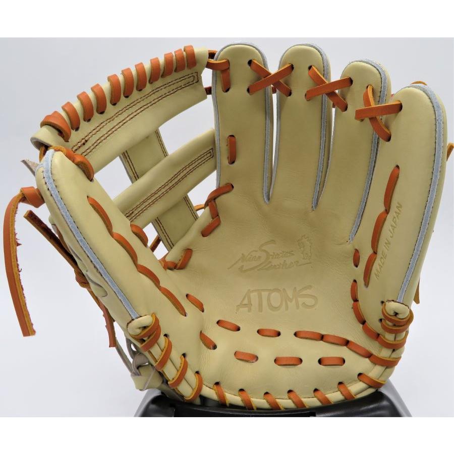ATOMS 軟式グラブ 限定 アトムズ 内野手用 Nine States Leather ATOMS 軟式グラブ 限定 アトムズ 内野手用 Nine States Leather