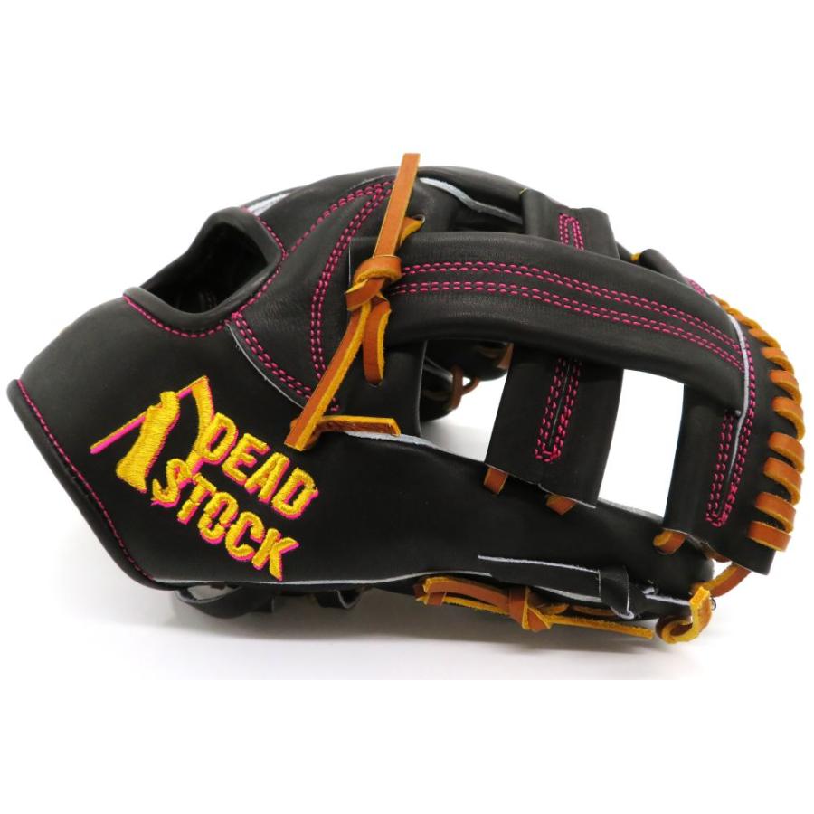 硬式グラブ DEADSTOCK デッドストック 内野手用 クロスウェブ ゴールド
