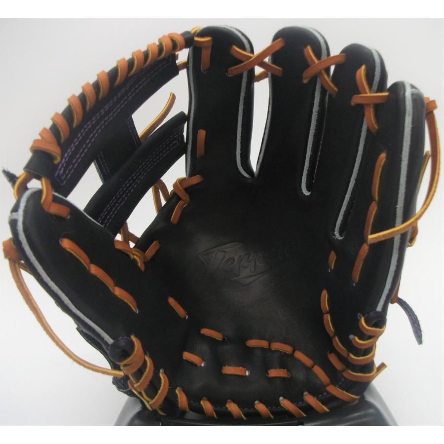 希少品！ TEPPEN テッペン 硬式 野球 内野手 グローブ グラブ ブラック 限定硬式グローブ てっぺん（Teppen）グローブ 内野手用 DSK（フルロゴ