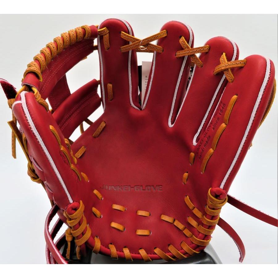 硬式グラブ ジュンケイグラブ JUNKEI-GLOVE アラミドシリーズ 内野手用 JG-6213A AZUKIブラウン グラブサイズ28.0cm プレゼント付き｜maesupo｜03