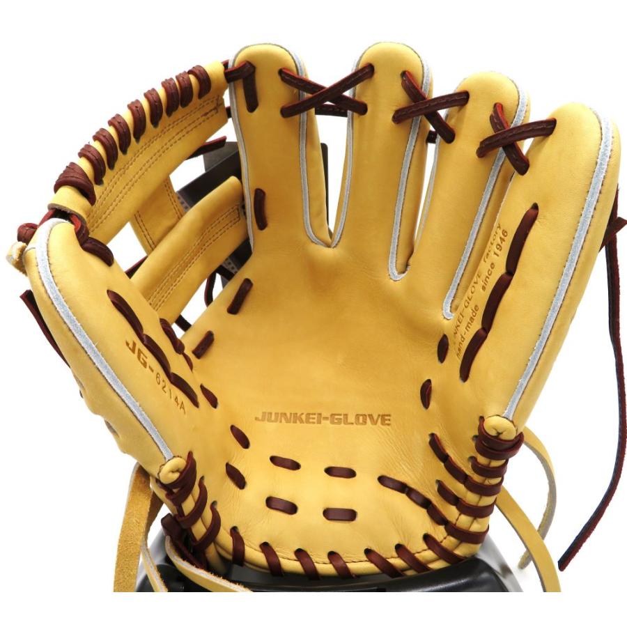 硬式グラブ ジュンケイグラブ JUNKEI-GLOVE アラミドシリーズ 内野手用 JG-6214A ミルクブラウン ショコラ紐 グラブサイズ28.0cm プレゼント付き｜maesupo｜03