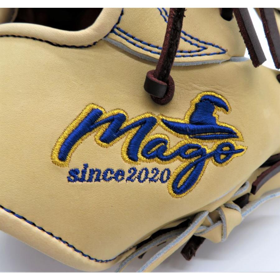 mago 硬式用 内野手用 グローブ オーダー マーゴ グラブ 日本製 T01型 硬式グラブ Mago マーゴ 店舗別注 内野手用 WI-4ウェブ MSR-R04