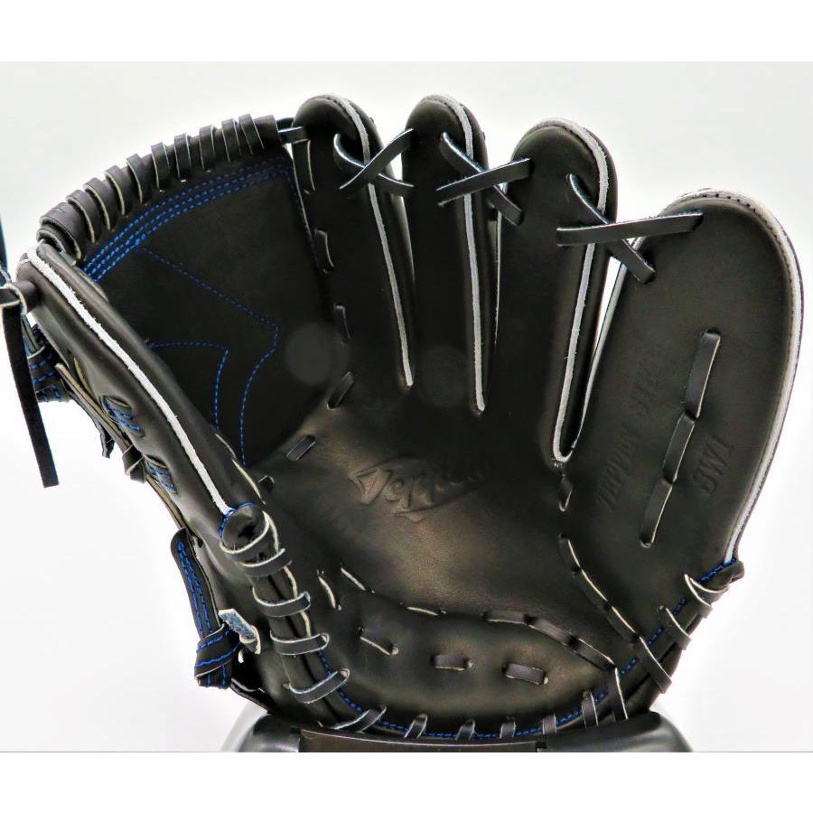 限定硬式グローブ てっぺん（Teppen）グローブ 投手用 SW1（ブルーラメ