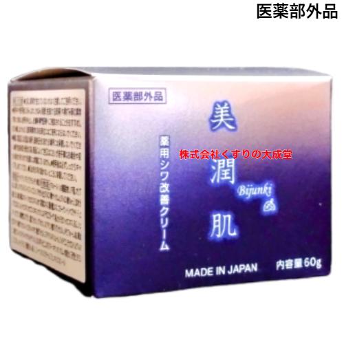 薬用 NAリンクルクリーム 美潤肌 60g 6個 びじゅんき 佐藤薬品工業 医薬部外品 薬用 シワ改善クリームの画像