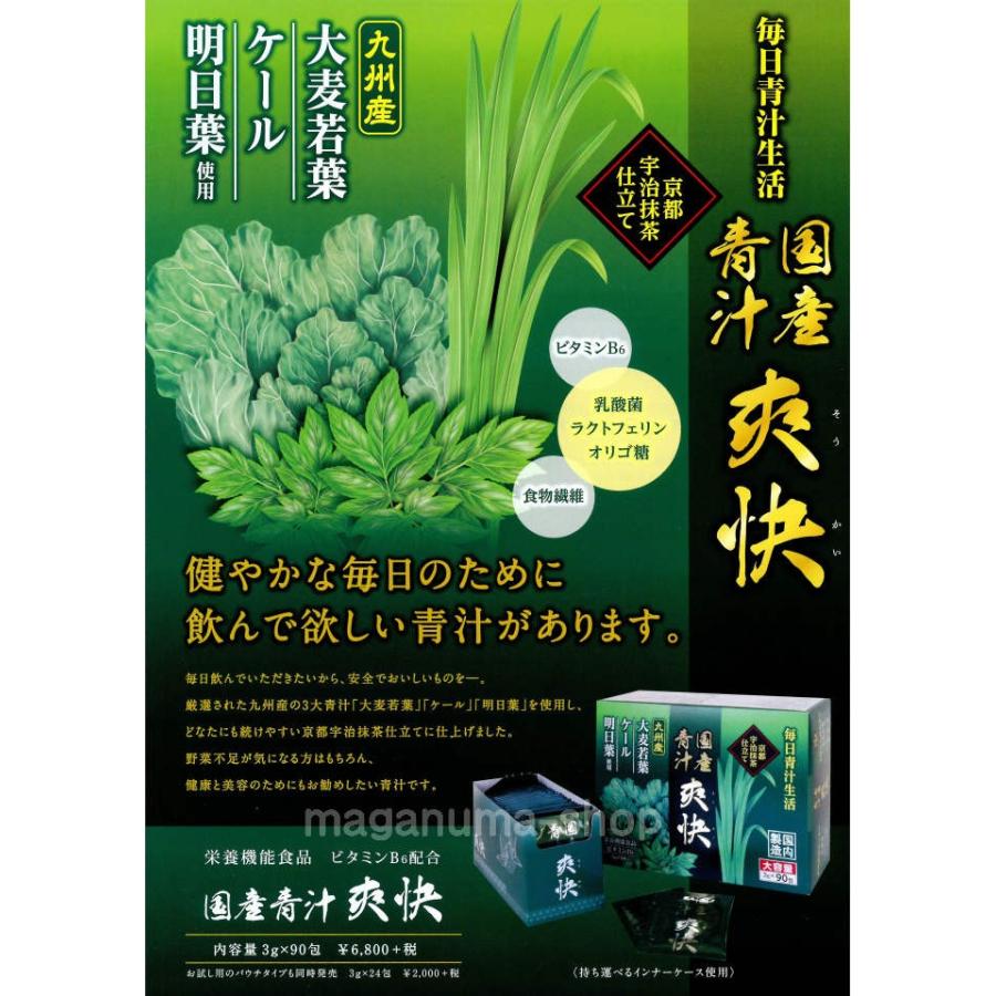 大協薬品工業 国産青汁 爽快 90包 1個 大協薬品 栄養機能食品 ビタミン