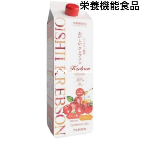おいしいクレブソン 6本 うすめ容器無 クレブソン りんご酢バーモント 1800ml フジスコ クレブソン リンゴ酢の画像