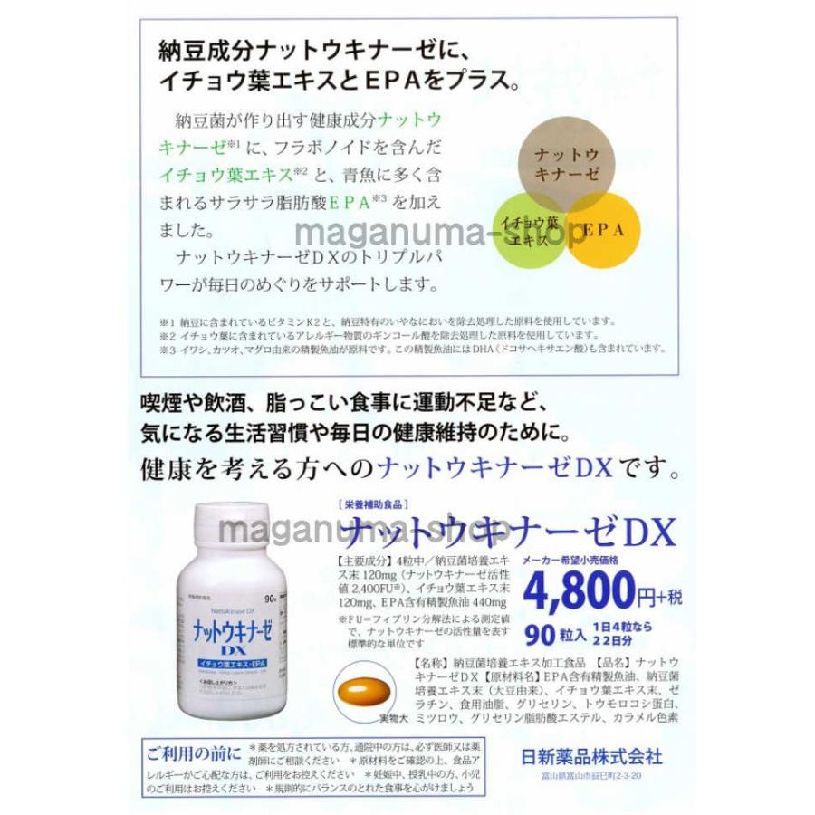 ナットウキナーゼＤＸ 90粒 4個 日新薬品_2