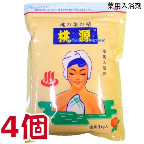 桃源S 桃の葉の精 1000g 袋入り 4個 五洲薬品 桃源 1kg 袋入 医薬部外品 4kg｜maganuma-shop｜04