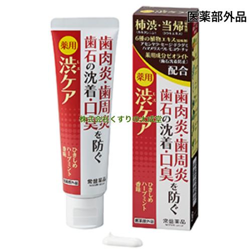 薬用 渋ケア 100g 10個  薬用はみがき 常盤薬品 ノエビアグループ トキワ 医薬部外品の画像
