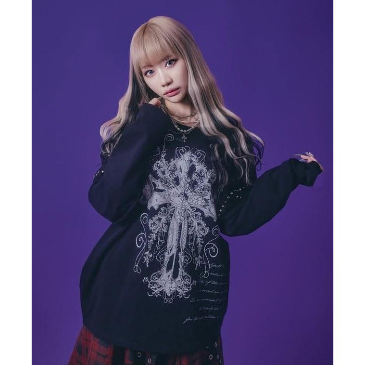 PSYCHO NATION サイコネーション ゴシッククロス ショルダーメッシュLS 