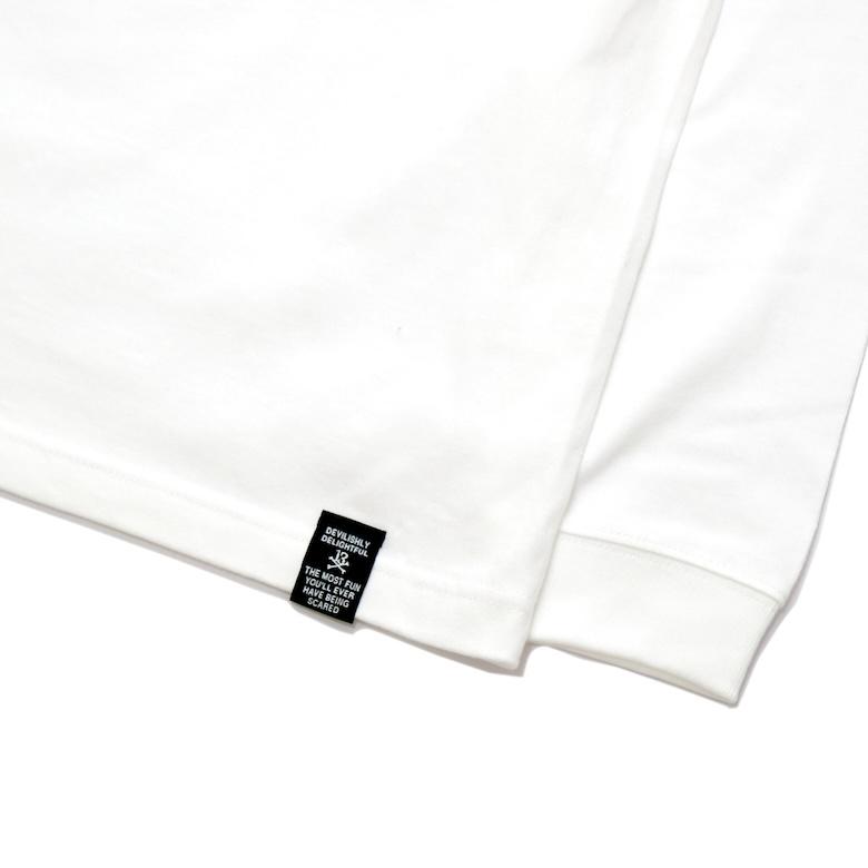 SABBAT13 サバトサーティーン BLACK MASS LS Tシャツ WHITE SABBAT13 サバトサーティーン BLACK MASS LS Tシャツ WHITE