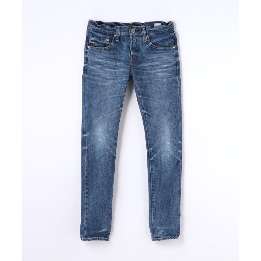 42 割引 送料無料 新品 Tomorrowland Buying Wear 別注 Red Card Blue Work コットンデニム 5ポケットスリムパンツ ミッドユーズ ボトムス パンツ メンズファッション ファッション Europeancubicles Com