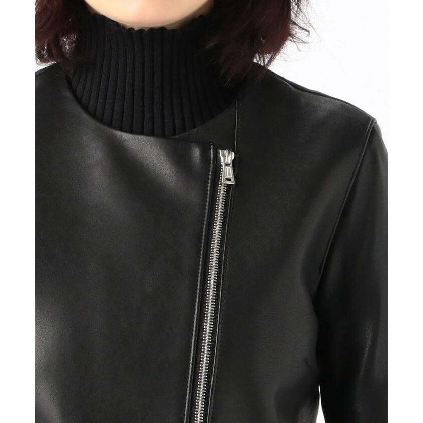 DES PRES 【DES PRES】ラムレザー ノーカラージャケット