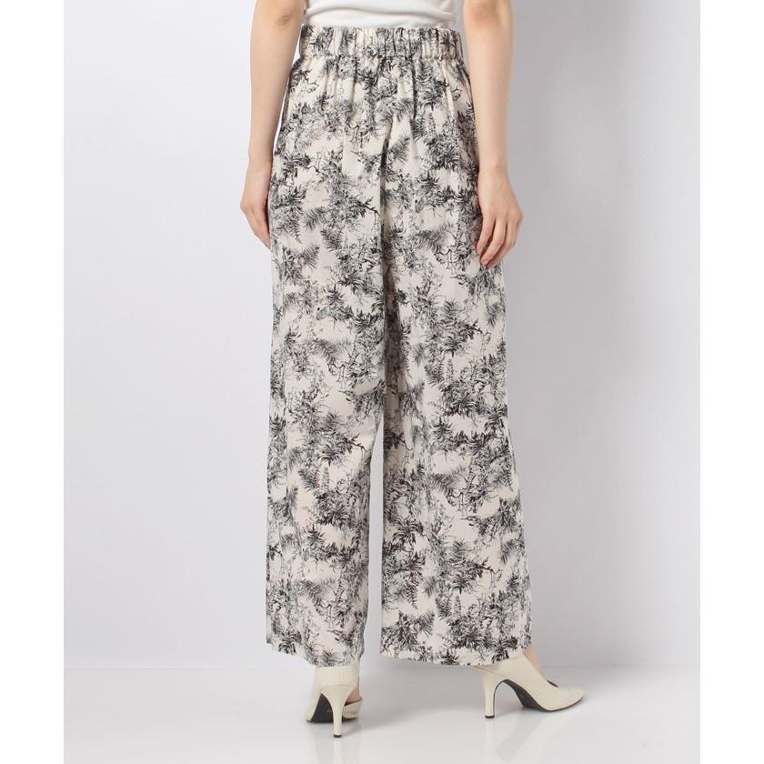 カラー ボタニカル柄ワイドパンツ 通販 Paypayモール Magaseek Paypayモール店 トップスも