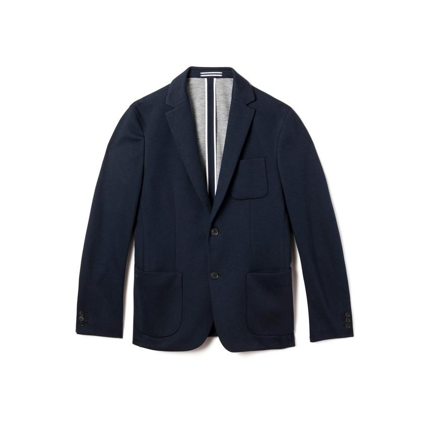 【ラコステ　メンズ】鹿の子ラペルジャケット 