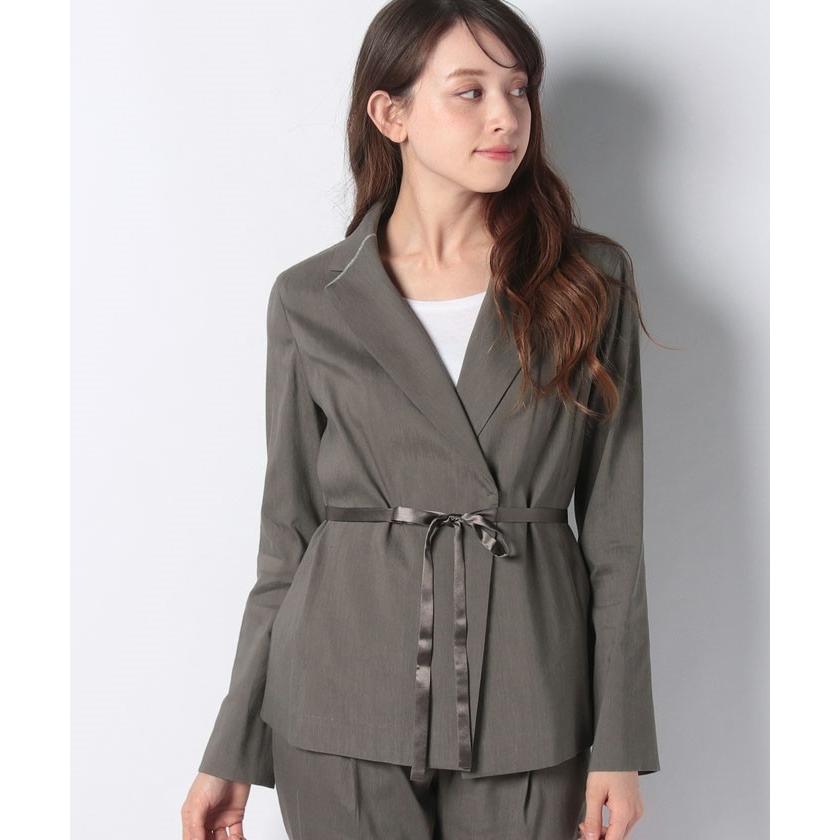 ラピーヌ ブランシュ】【セットアップ対応】リネンストレッチ  