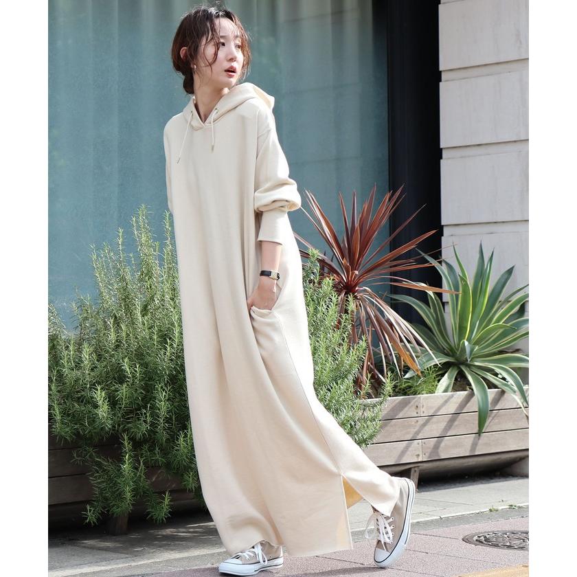 コーエン Web限定マキシ丈 Cvcサイドスリットフーディーマキシワンピース パーカーワンピース Magaseek Paypayモール店 通販 Paypayモール