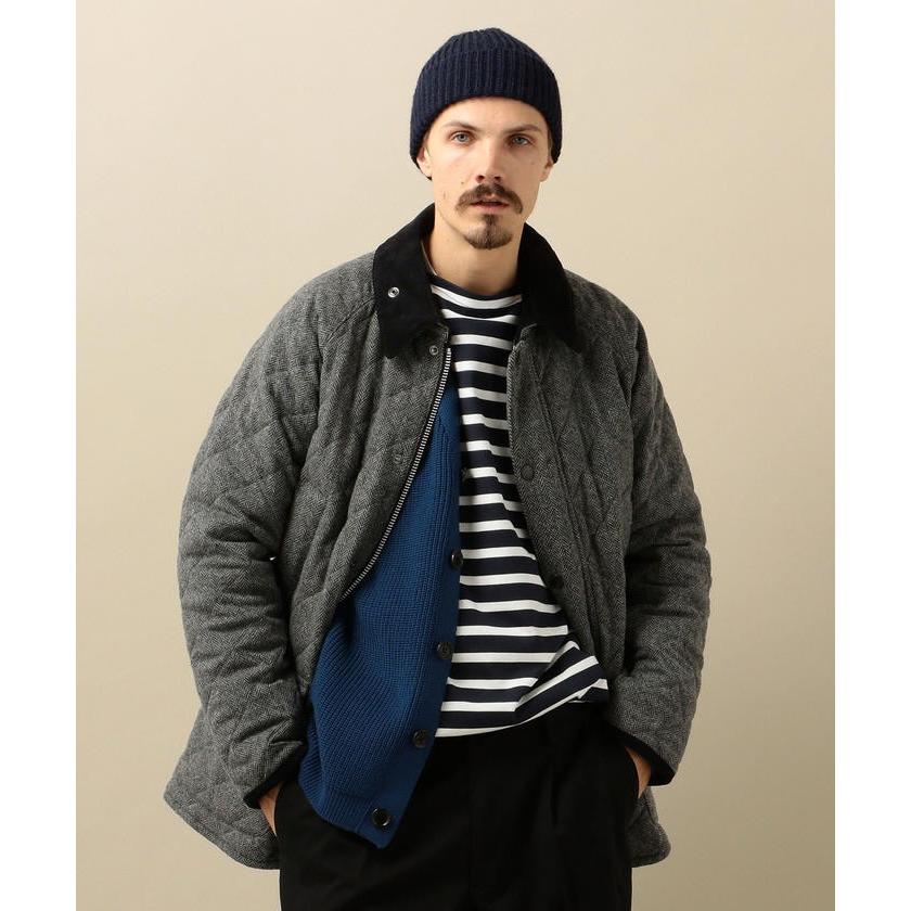 【シップス　メン】Barbour: 別注 キルティング/ウール ビデイル (パターン) 別注 キルティング/ウール ビデイル パターン