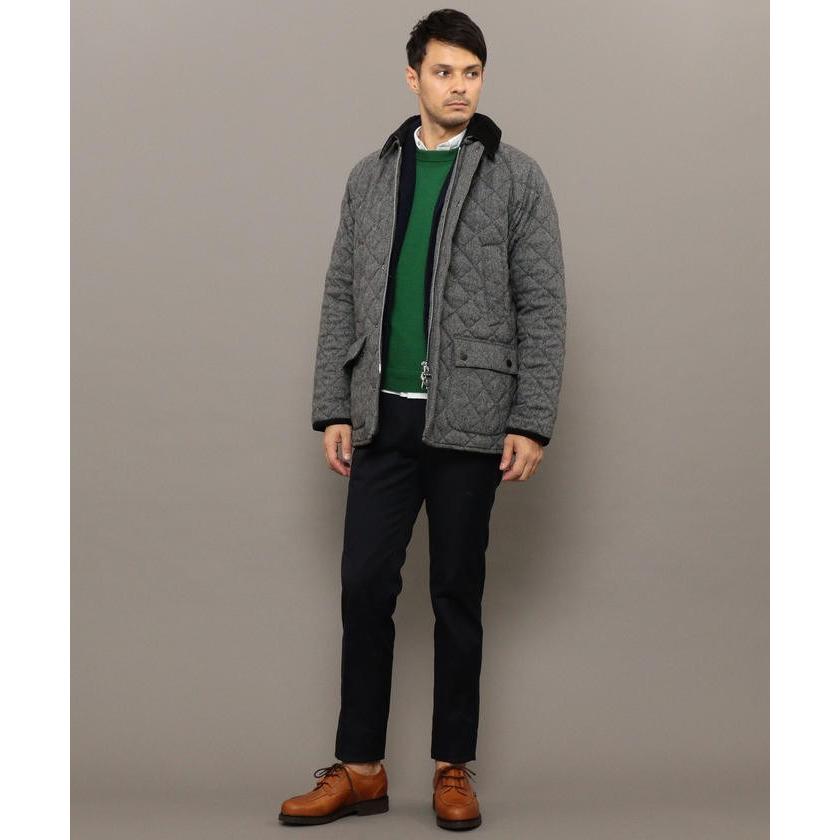 【シップス　メン】Barbour: 別注 キルティング/ウール ビデイル (パターン) 別注 キルティング/ウール ビデイル パターン