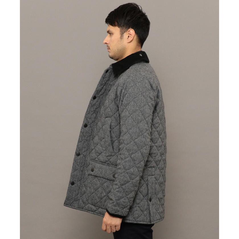 【シップス　メン】Barbour: 別注 キルティング/ウール ビデイル (パターン) 別注 キルティング/ウール ビデイル パターン